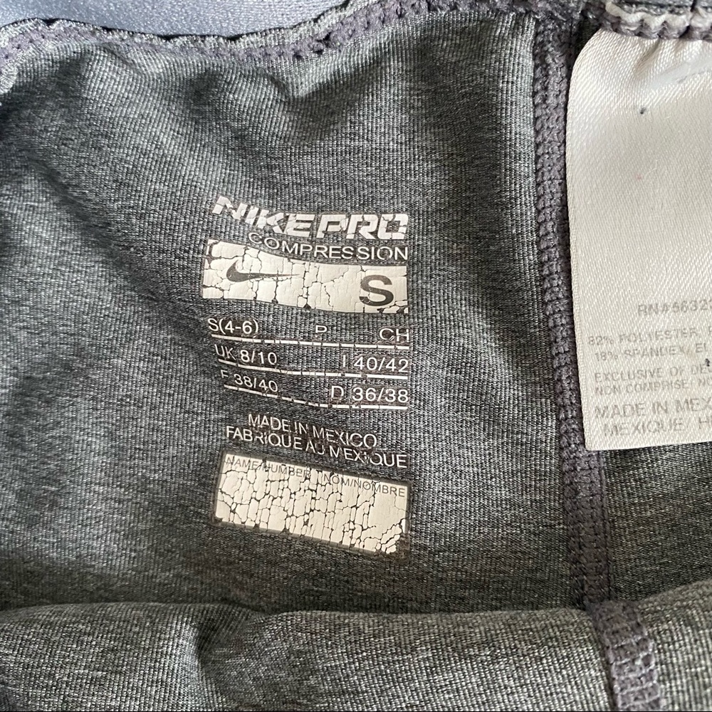Grey Nike Pro Spandex - Picture 8 of 15